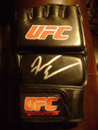 Frankie Edgar Autographed Boxing Glove