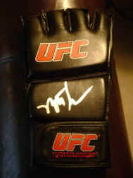 Matt Serra Autographed Boxing Glove